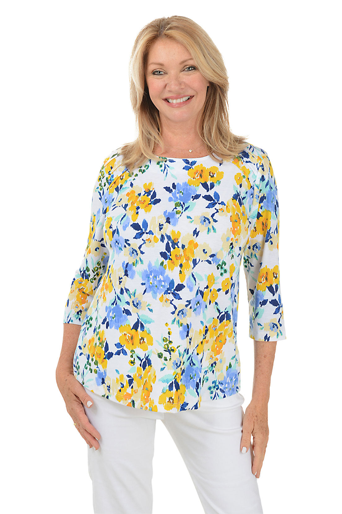 WHITE YELLOW BLUE