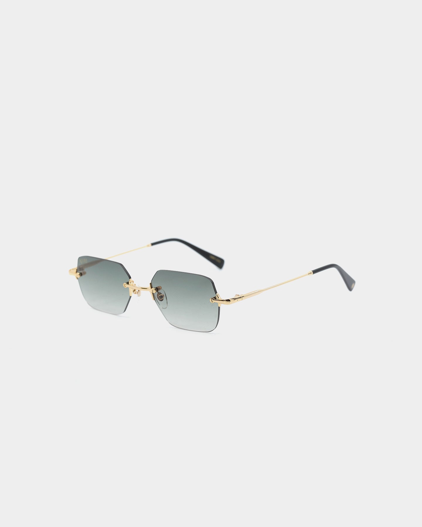 9FIVE Men's Clarity Gradient Sunglasses Black/Gold - UV Protection Polarized Aviator Sunglasses for Driving, Fishing & Outdoor Activities