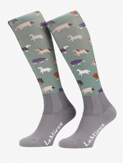 Le Mieux Footsie Riding Socks - Comfortable Equestrian Socks for Horseback Riding & Show Jumping | Perfect for Riders & Equestrian Sports