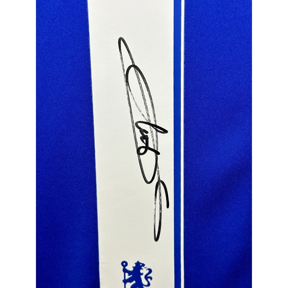 Authentic Didier Drogba Autographed Chelsea FC Soccer Jersey with COA - Perfect for Football Fans, Collectors & Sports Memorabilia Displays