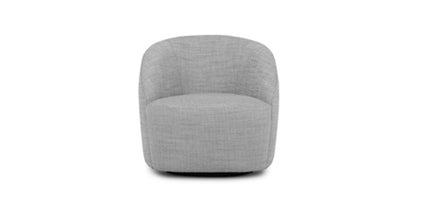 Alma Swivel Lounge Chair - Modern Accent Chair for Living Room, Bedroom & Office - Comfortable 360-Degree Rotating Chair with Soft Upholstery - Perfect for Relaxing, Reading & Working
