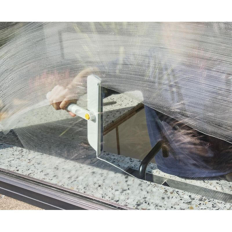 Joseph Joseph CleanTech 2-in-1 Glass Cleaning Squeegee - Streak-Free Window & Shower Door Cleaner for Home & Office Use