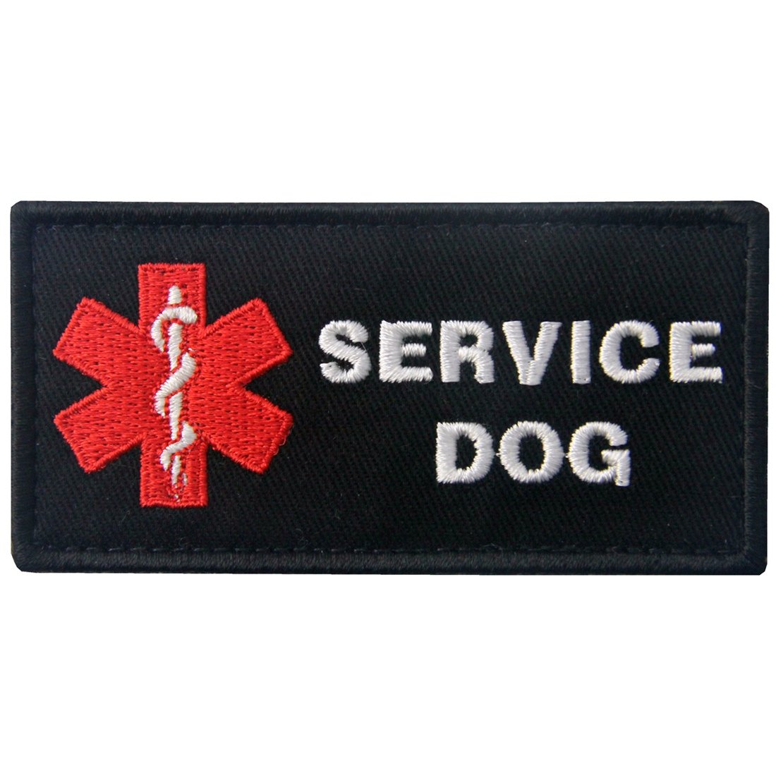 Service Dog Vest with ACU EMS Medic Paramedic Star of Life Embroidered Patch - Adjustable Hook & Loop Fastener for Working Dogs, Therapy & Training Scenes