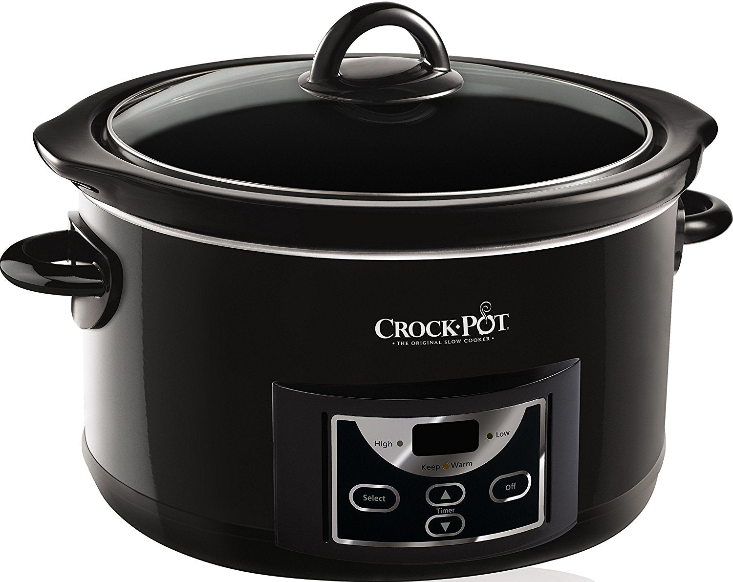 Crock Pot SCCPRC507B 4.7 Liter Slow Cooker | 220V Electric Programmable Crockpot for Soups, Stews & Meals | Perfect for Family Dinners & Meal Prep