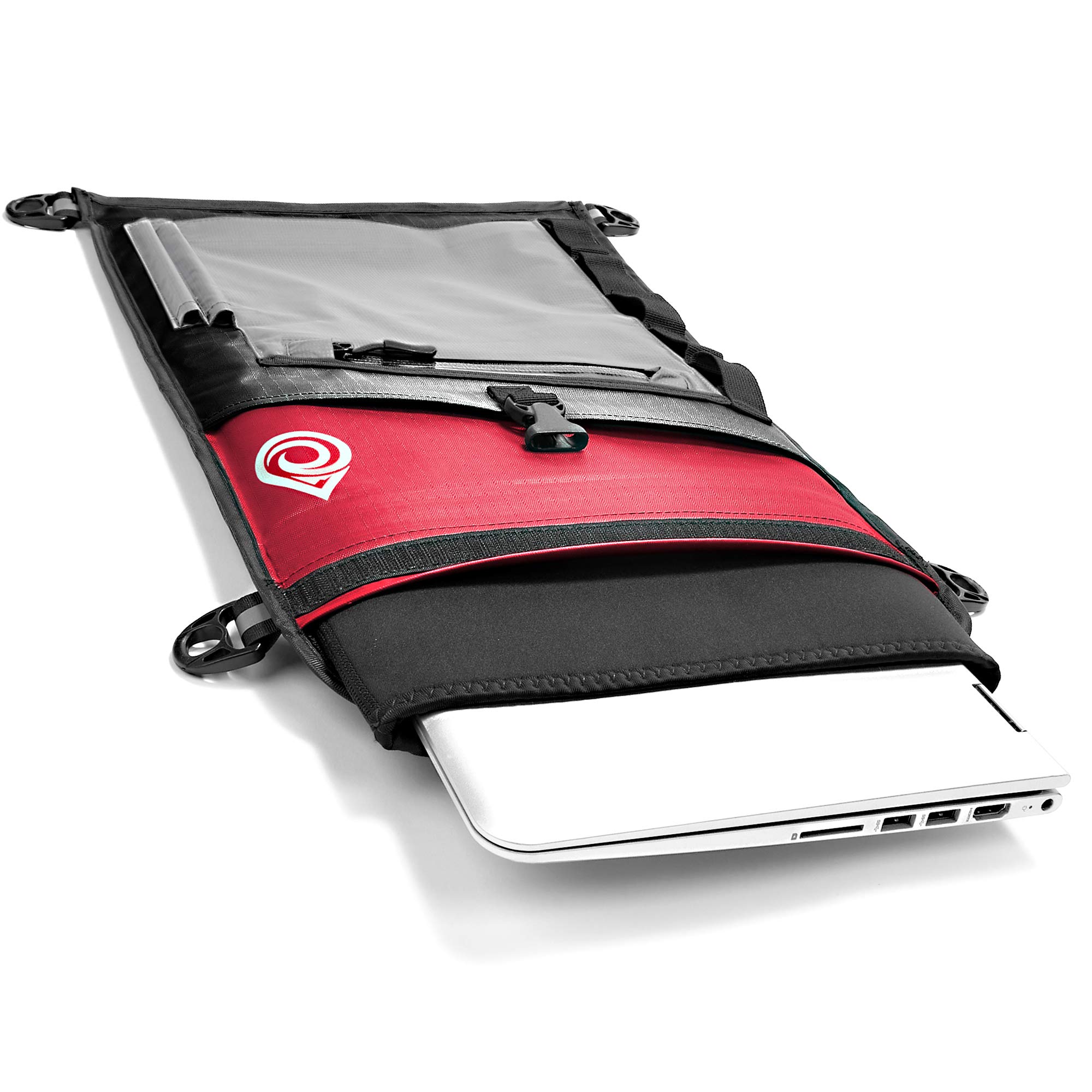 AquaQuest Typhoon 100% Waterproof Laptop Messenger Bag - Durable Lightweight Padded Sleeve for 13