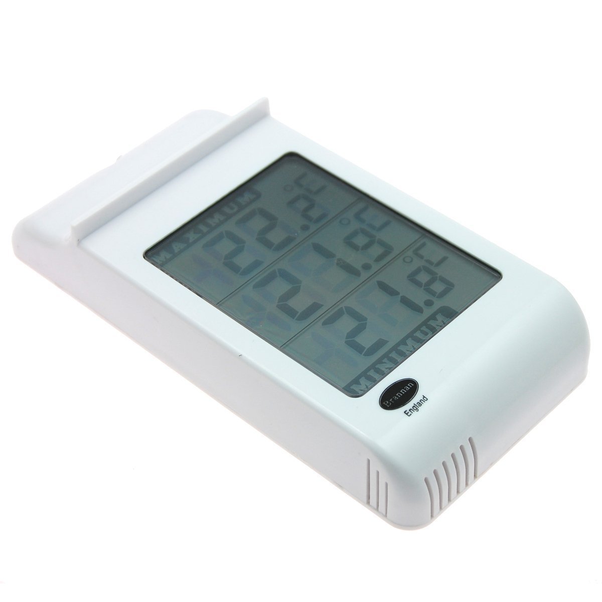 Brannan Digital Max Min Greenhouse Thermometer - Accurate Temperature Monitor for Greenhouse, Garden, or Home Use - Wall Mounted Hygrometer for Indoor/Outdoor Plants - Perfect for Greenhouses, Nurseries, and Home Gardening