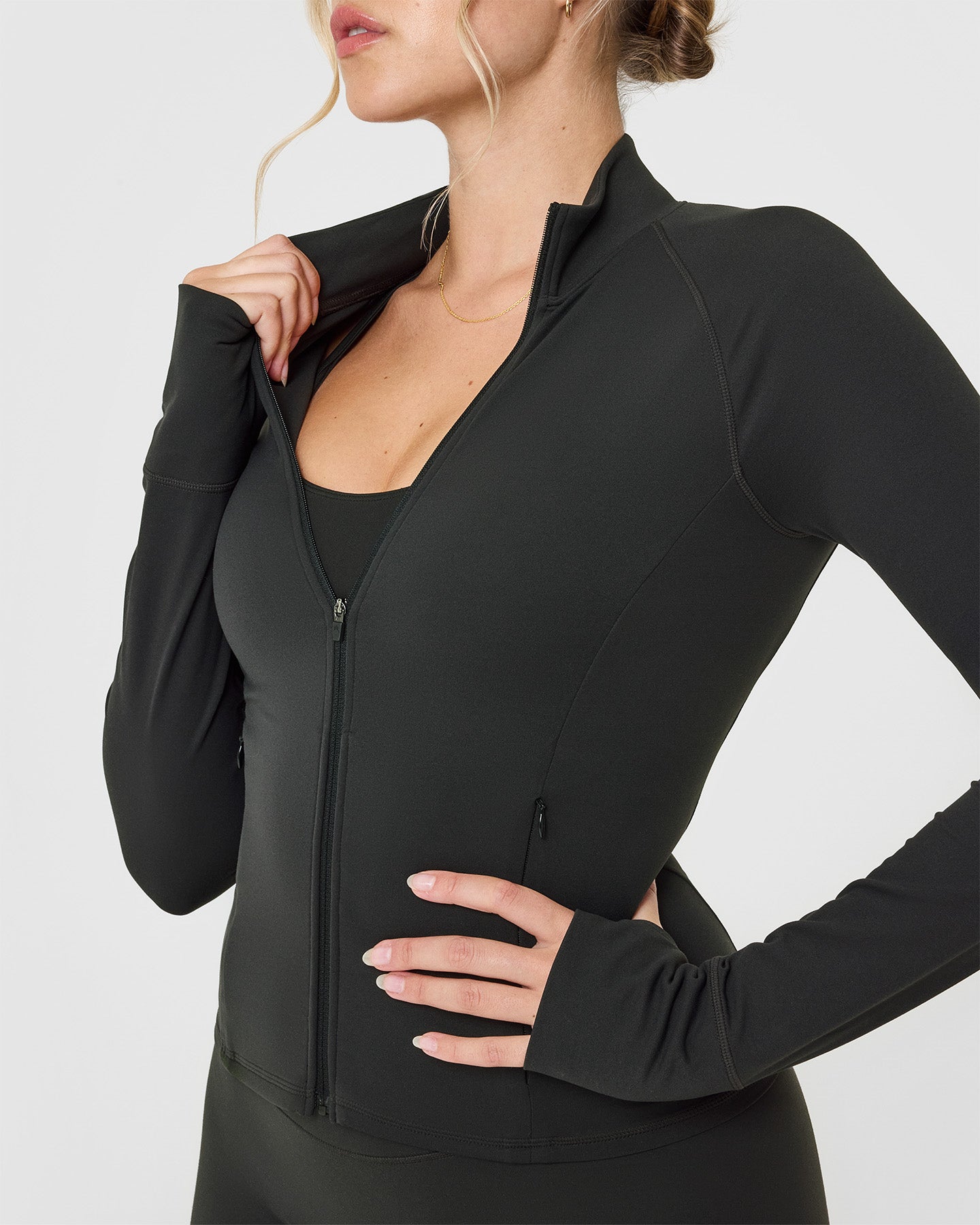 SoftMotion™ Lightweight Jacket for Women - Soft Black Outerwear for Casual Wear, Travel & Outdoor Activities
