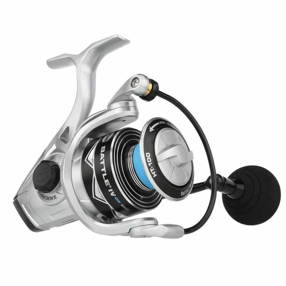 Penn Battle IV DX Spinning Reel - Saltwater Fishing Reel with Durability & Smooth Performance - Perfect for Surf Fishing, Offshore Angling & Saltwater Game Fish