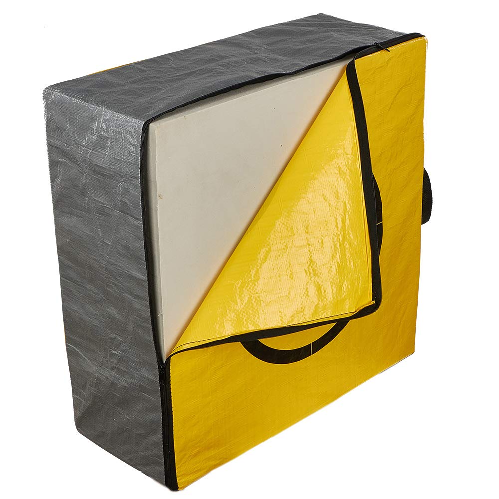 Professional Archery Target Bag with 2 Shooting Sides - Weatherproof Outdoor Practice Target for Adults & Youth - Includes Carry Handle & Easy Arrow Removal - Perfect for Backyard Training, Hunting Practice & Field Archery (Yellow)