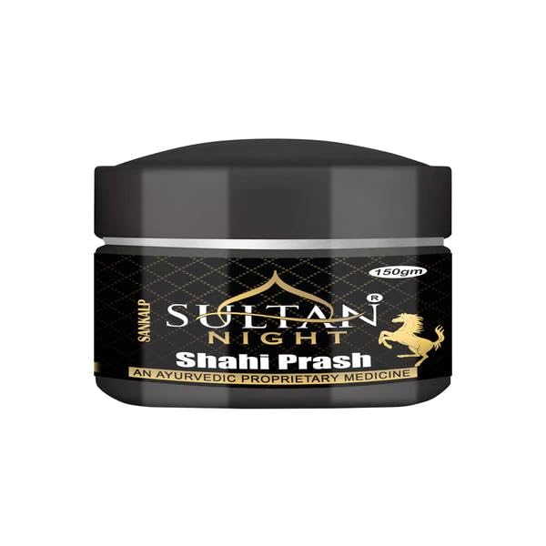 Premium Sultan Night Shahi Prash - Ayurvedic Herbal Supplement for Energy & Vitality | Natural Wellness Boost for Men & Women | Perfect for Daily Use, Fitness Recovery & Stress Relief