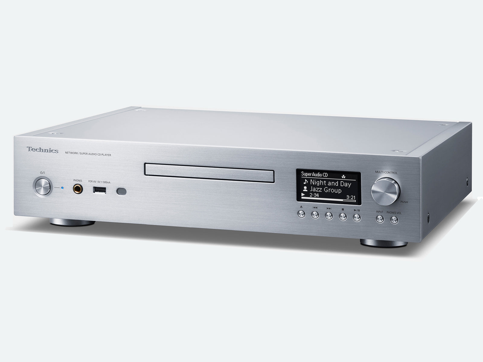 Technics SL-G700M2 Hi-Res Network Audio Player - Stream High-Resolution Music with Wi-Fi & Bluetooth | Perfect for Home Audio Systems & Audiophile Listening Sessions