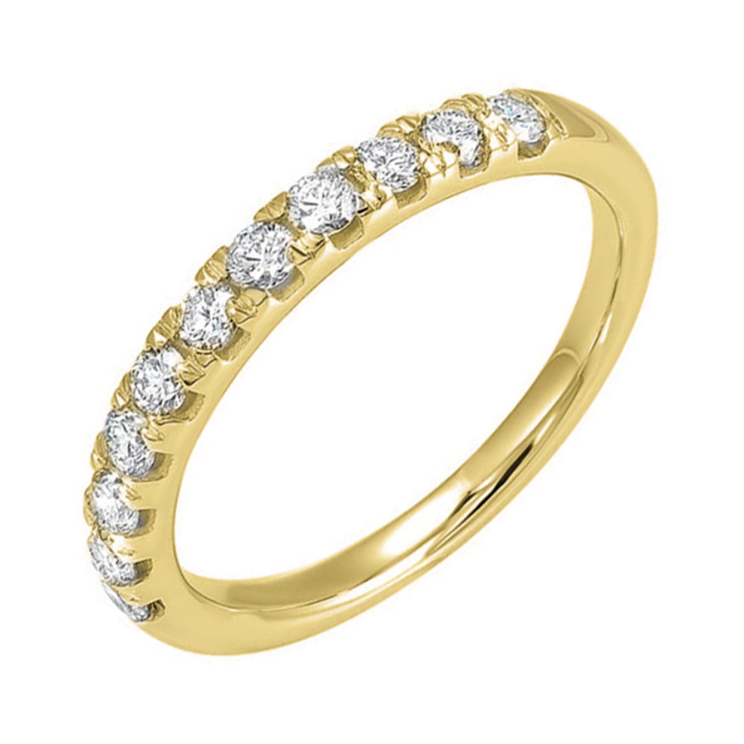 14KT Shared Prong Diamond Ring (1/3CTW) - Rose Gold, Yellow Gold & White Gold Options | Elegant Engagement, Wedding & Anniversary Jewelry Gift