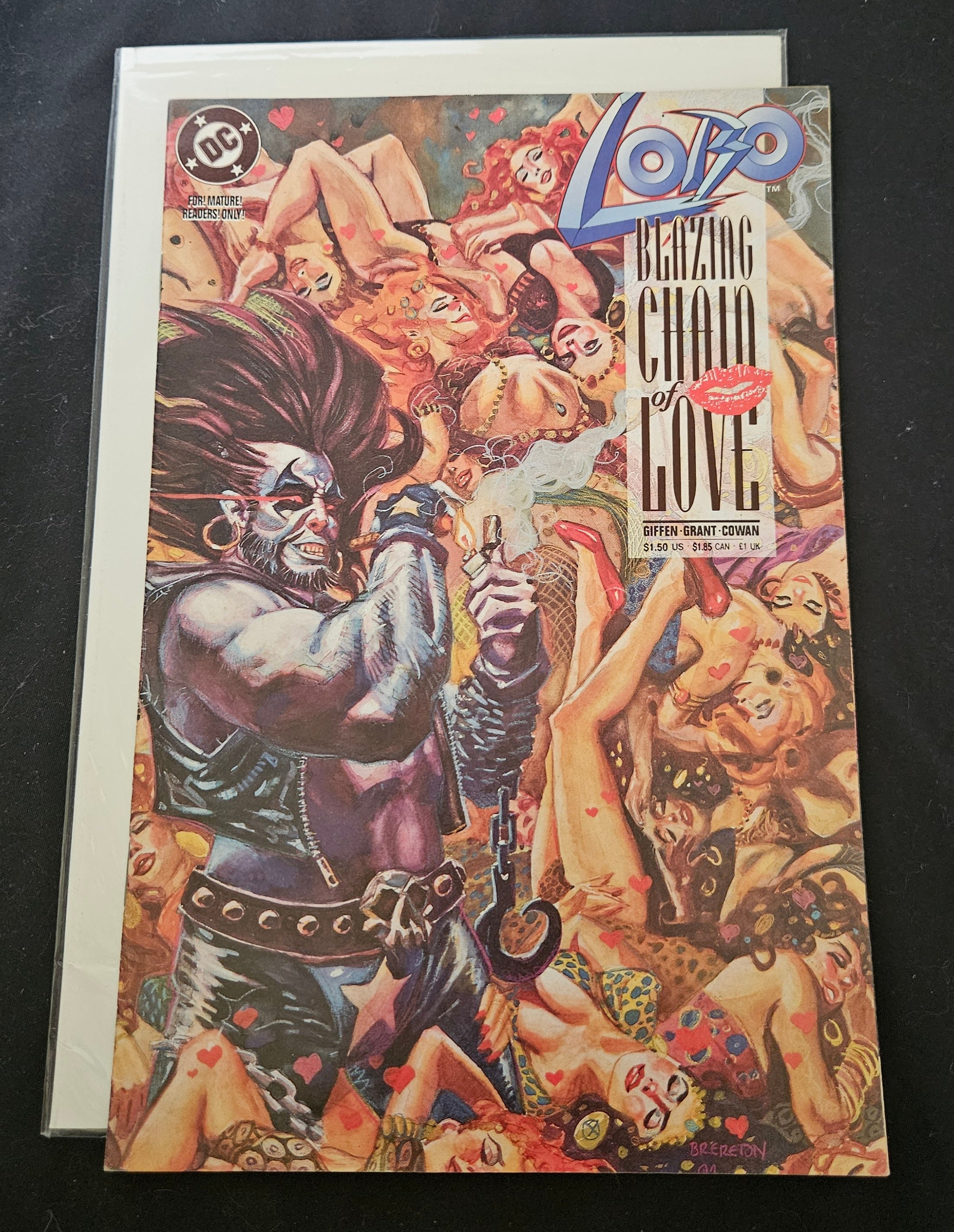 Lobo #1: Blazing Chain of Love - DC Comics 1991 Vintage Collectible - Perfect for Comic Book Collectors & DC Universe Fans