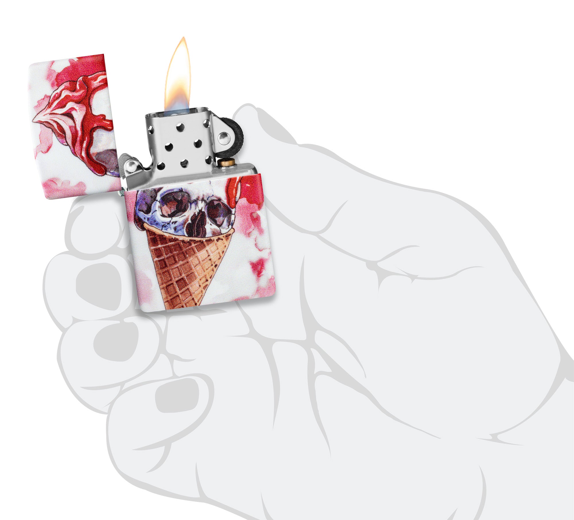 I Scream Cone Design - Fun & Unique Ice Cream Cone Holder for Parties, Dessert Displays & Home Decor