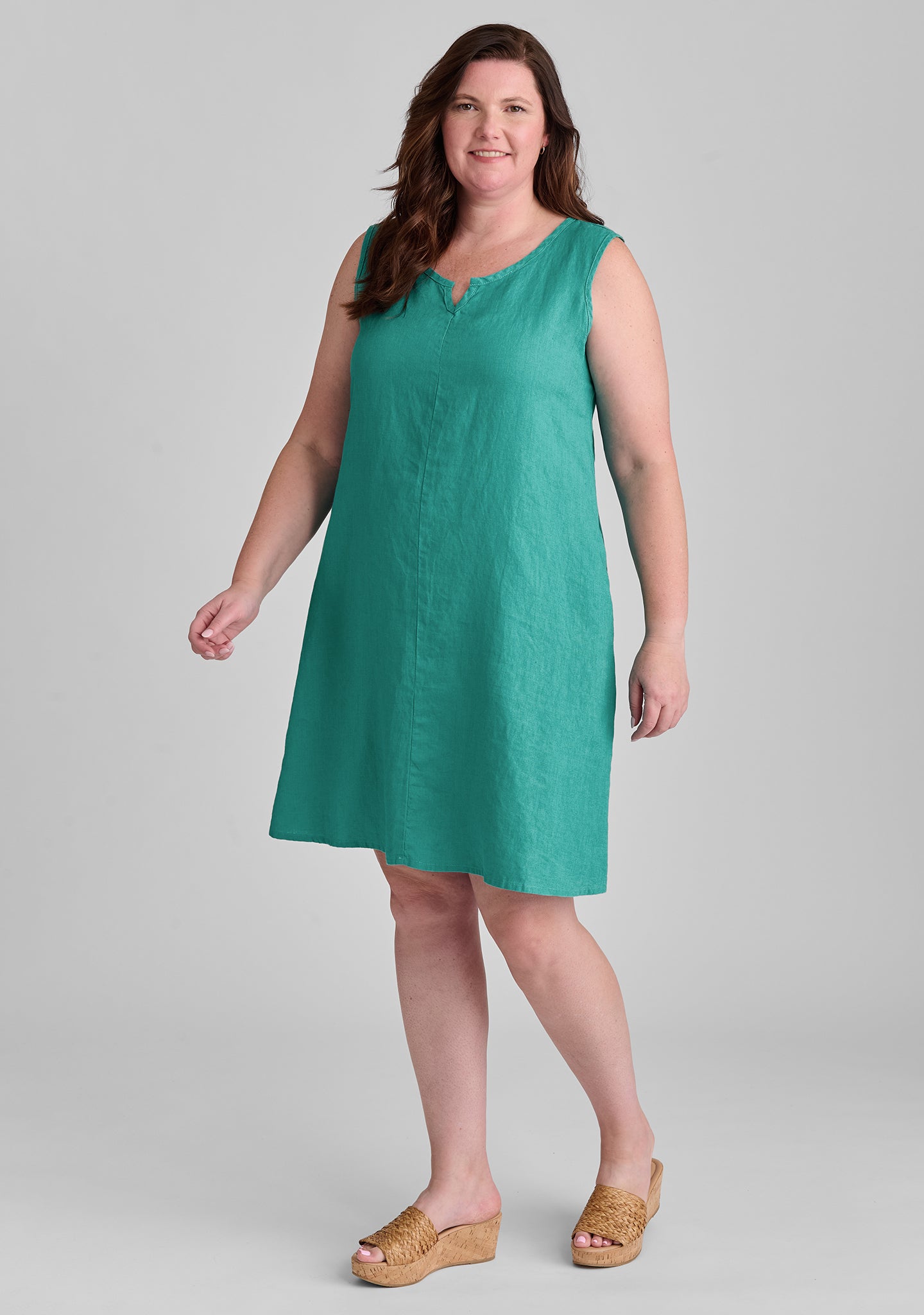 True Linen Shift Dress for Women - Breathable & Comfortable Summer Dress for Casual Outings, Beach Wear, and Office Attire