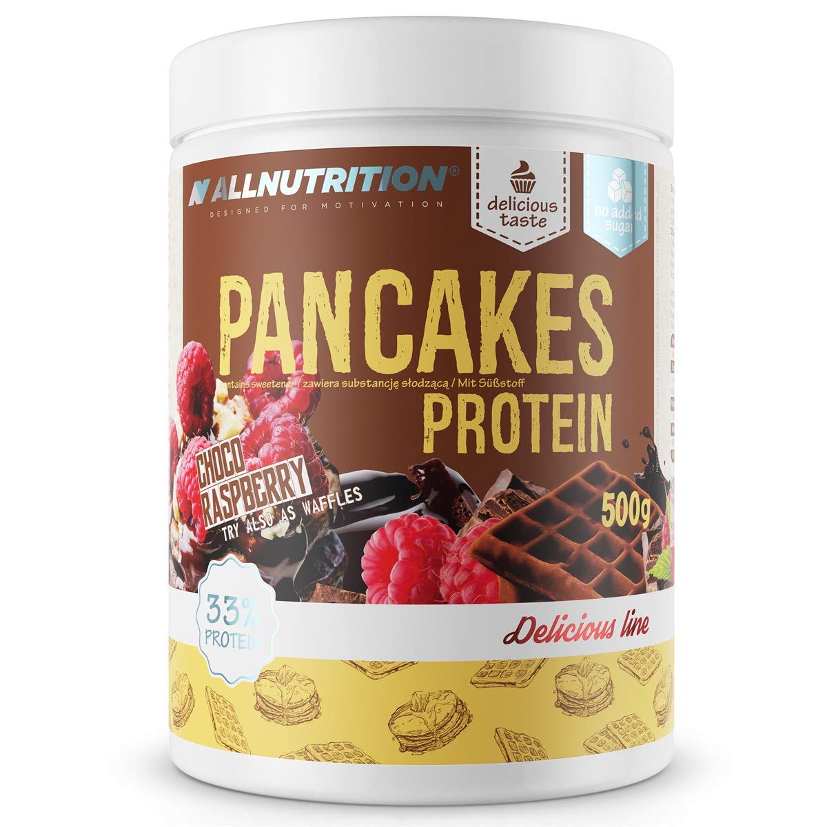 Allnutrition Protein Pancakes Mix - 1000g High Protein Breakfast for Muscle Recovery & Healthy Lifestyle | Perfect for Gym, Weight Loss & Post-Workout Meals