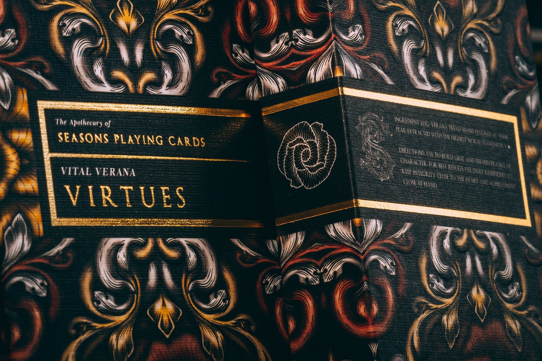 Virtues by Seasons Playing Cards - Premium Deck for Poker, Magic Tricks & Family Game Nights | Collectible & Durable Card Set for Parties & Travel