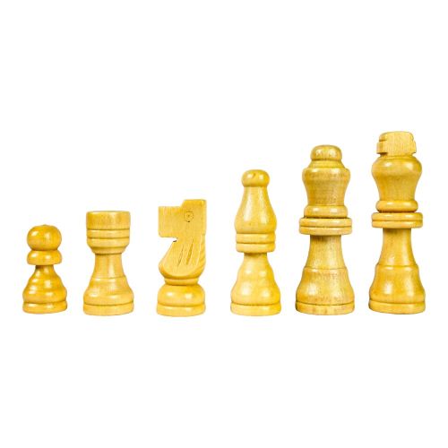 Premium Classic Wooden Chess Set with 12x12 Travel-Friendly Folding Board - Perfect for Home, Office, and Outdoor Games