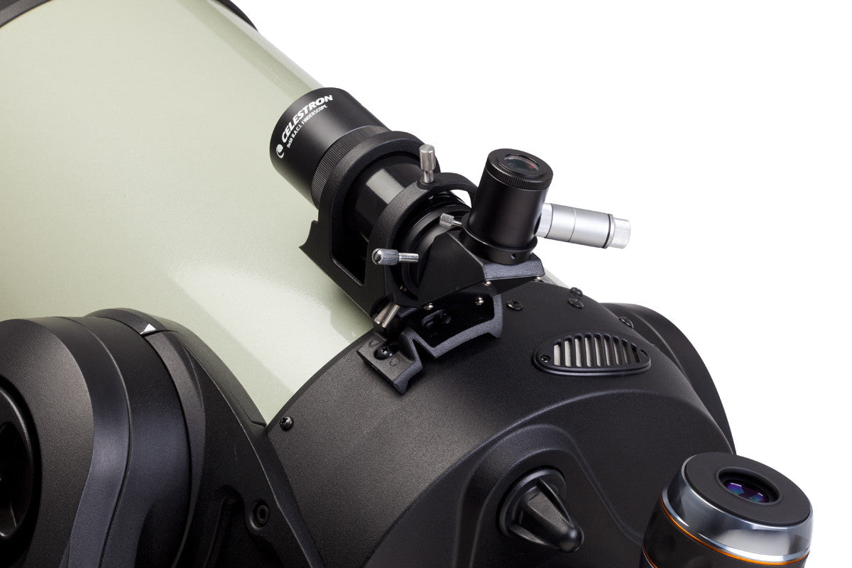 Illuminated Right Angle Correct Image Finderscope for Astronomy - 90° Angled Telescope Viewfinder with LED Light for Stargazing and Celestial Observation