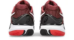 ASICS Men's Gel Resolution 9 Clay Court Tennis Shoes - Antique Red/White | High-Performance Padel & Clay Court Sneakers for Men | Perfect for Competitive Play & Training