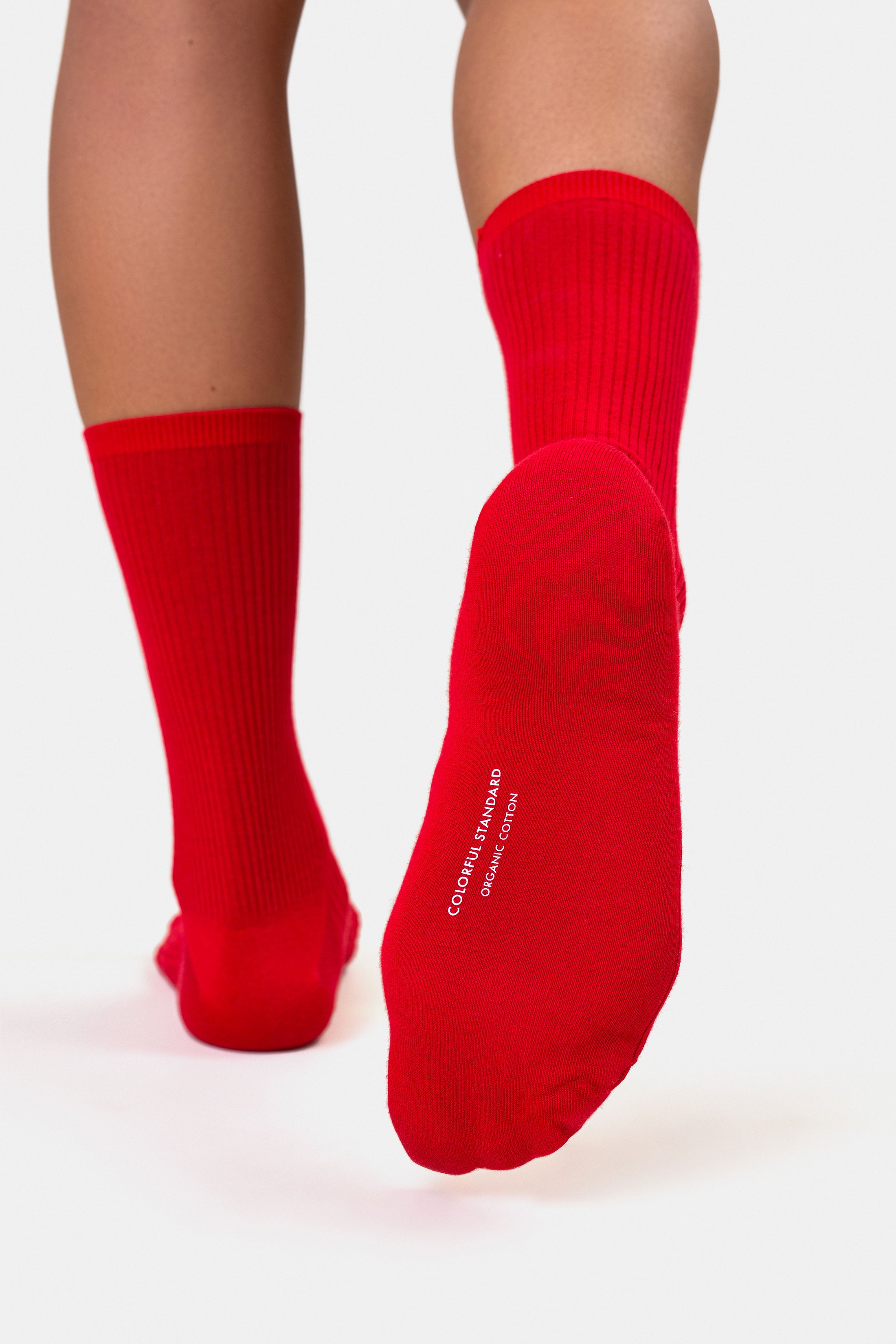 Organic Cotton Women's Classic Crew Socks - Optical White - Comfortable & Breathable for Everyday Wear, Workout & Casual Outfits