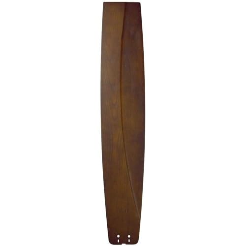Fanimation B6830WA 36-Inch Large Walnut Carved Wood Ceiling Fan Blades – Perfect for Living Room, Bedroom, or Patio Cooling