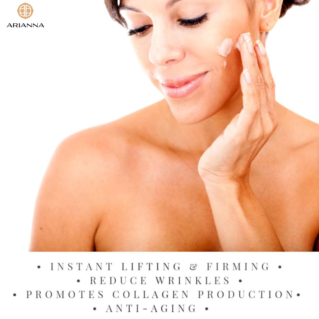 **ARIANNA-SKINCARE Cellular Collagen Face Serum – Natural Hydrating Anti-Aging Serum with Vitamin E to Reduce Wrinkles & Fine Lines | Best for Dry, Sensitive & Mature Skin – Day & Night Use**