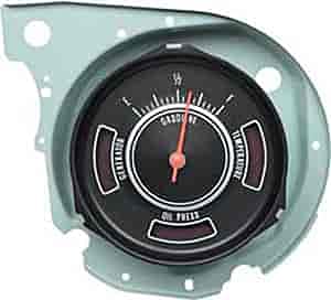 1969 Chevelle Fuel Gauge with Warning Lights - Classic Car Restoration Part - Perfect for Muscle Car Enthusiasts & DIY Auto Repair Projects