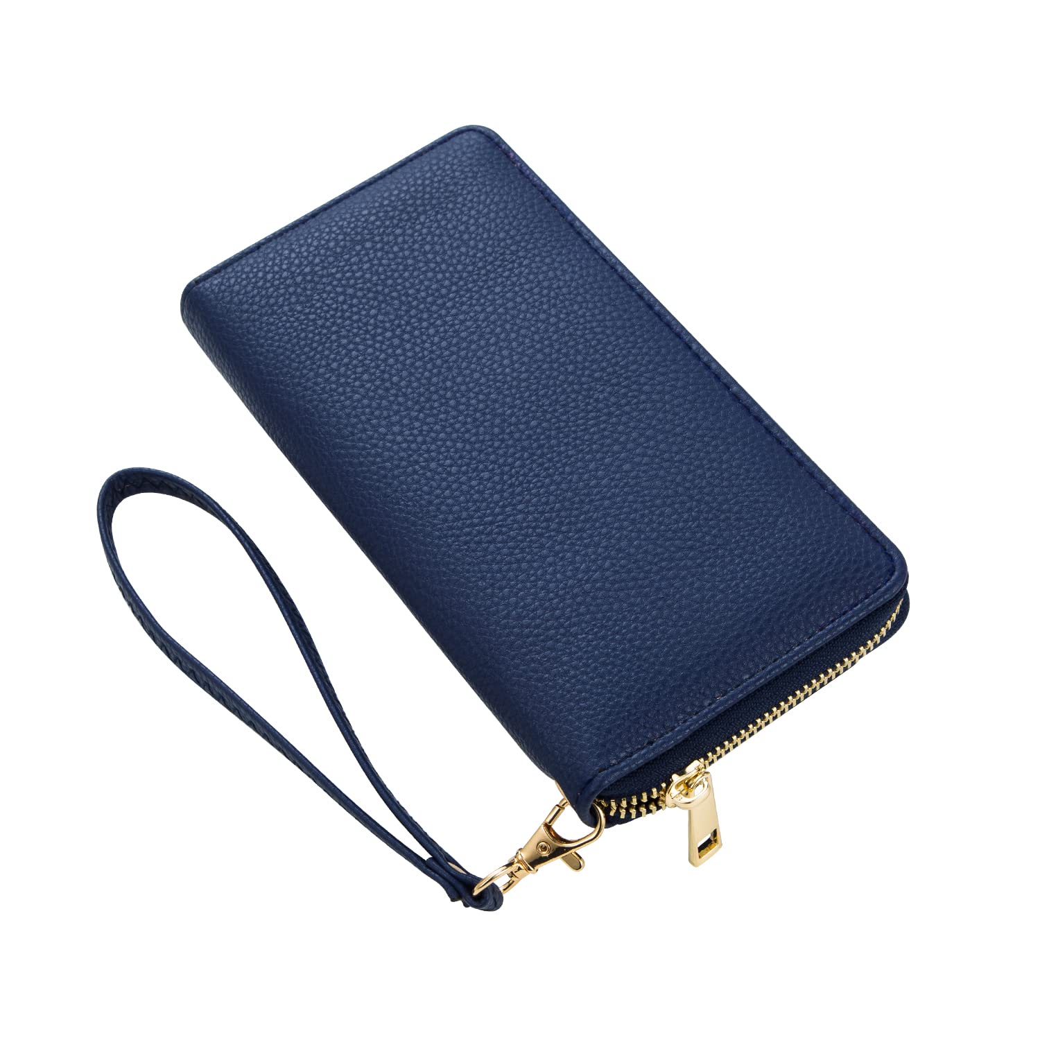 Women's RFID Blocking Wristlet Wallet with Phone Holder - Zip Around Crossbody Handbag for iPhone & Cards - Perfect for Travel, Shopping & Everyday Use