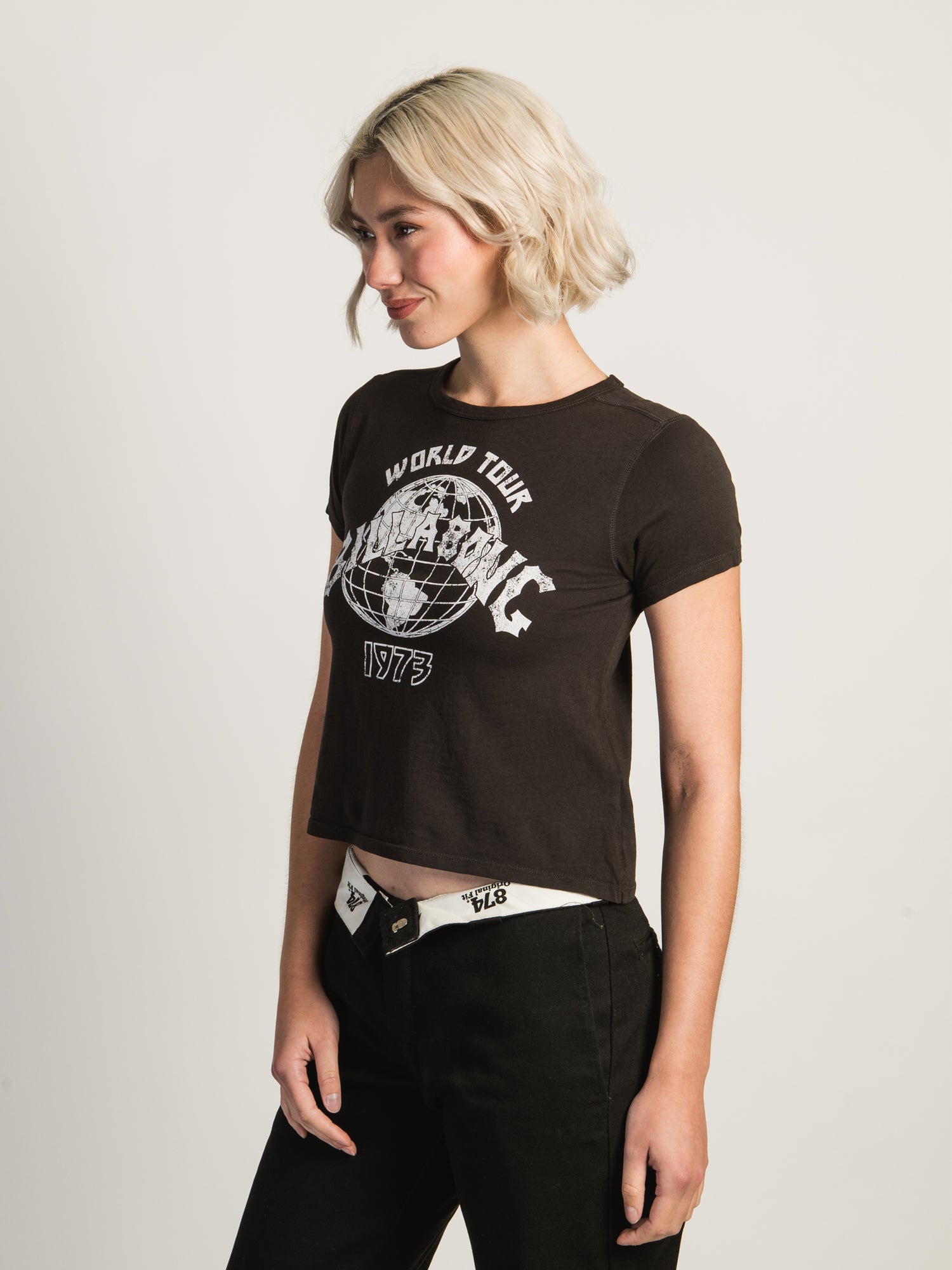 Billabong World Tour Graphic T-Shirt - Men's & Women's Casual Tee for Surfing, Beach & Streetwear | Clearance Sale