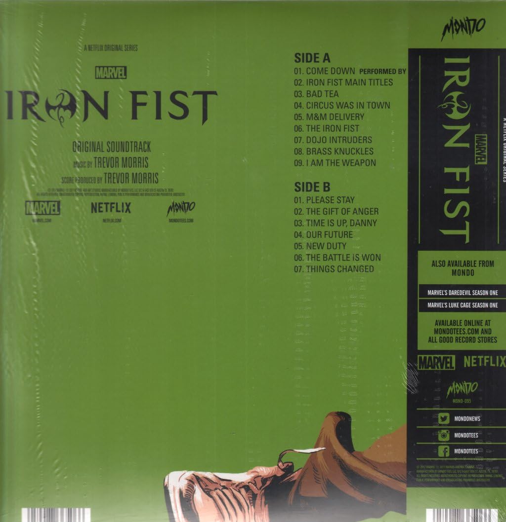 Marvel's Iron Fist Original Soundtrack - Official TV Series Music Score | Epic Superhero Action & Drama Soundtrack for Fans, Collectors & Home Entertainment
