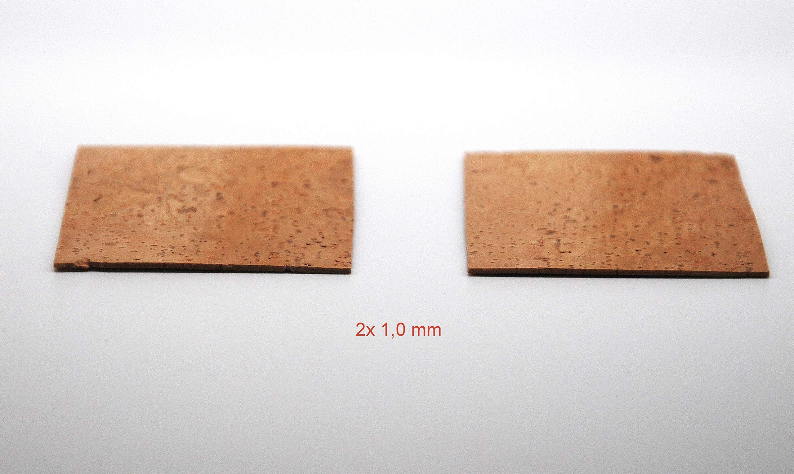 Soundman Cork Plates (SKRK-10) - Premium Cork Coasters for Drinks, Hot & Cold Beverages - Perfect for Home, Office, Bar, and Restaurant Use