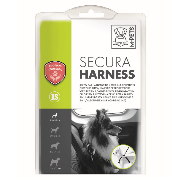 Secura Safety Car Harness for Dogs - Crash Tested Pet Seat Belt for Cars - Secure Travel for Small, Medium & Large Breeds - Perfect for Road Trips & Vet Visits