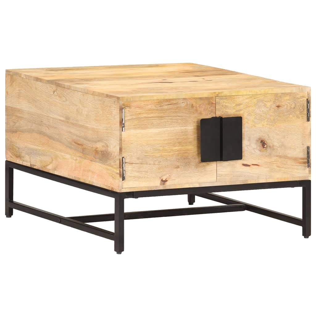 Modern Solid Mango Wood Coffee Table 26.4