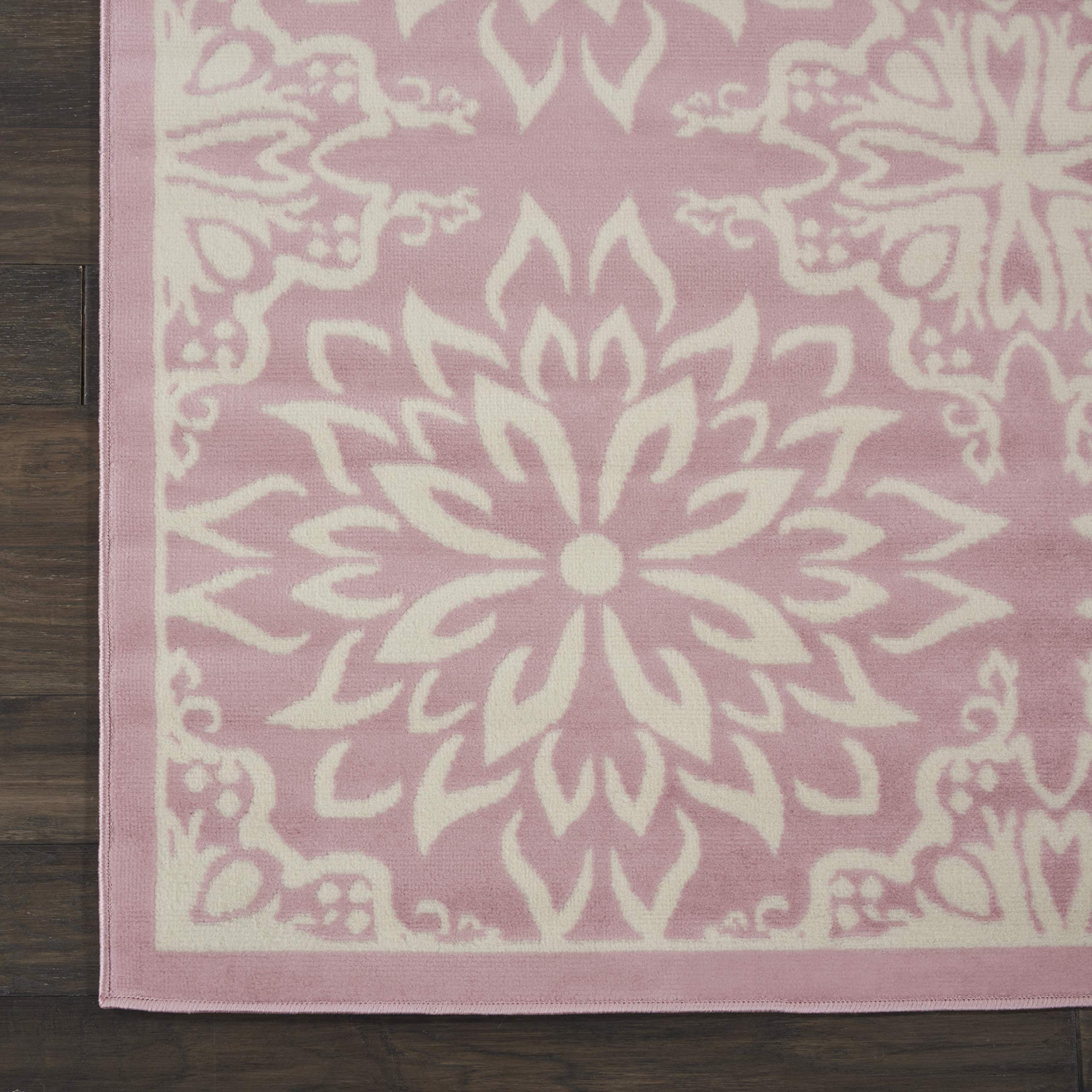 Nourison Jubilant Floral Ivory/Pink 8'6
