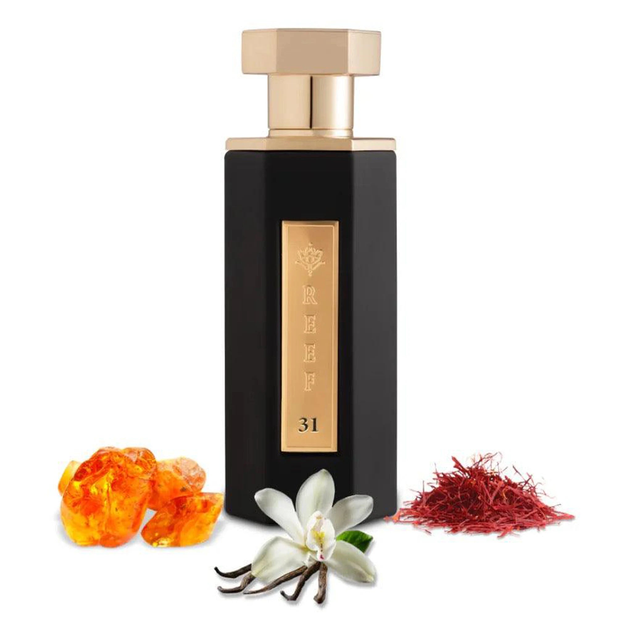 REEF 31 Eau De Parfum for Women & Men - 3.4oz/100ml Luxury Fragrance - Long Lasting Floral Citrus Scent - Perfect for Date Night, Office & Special Occasions