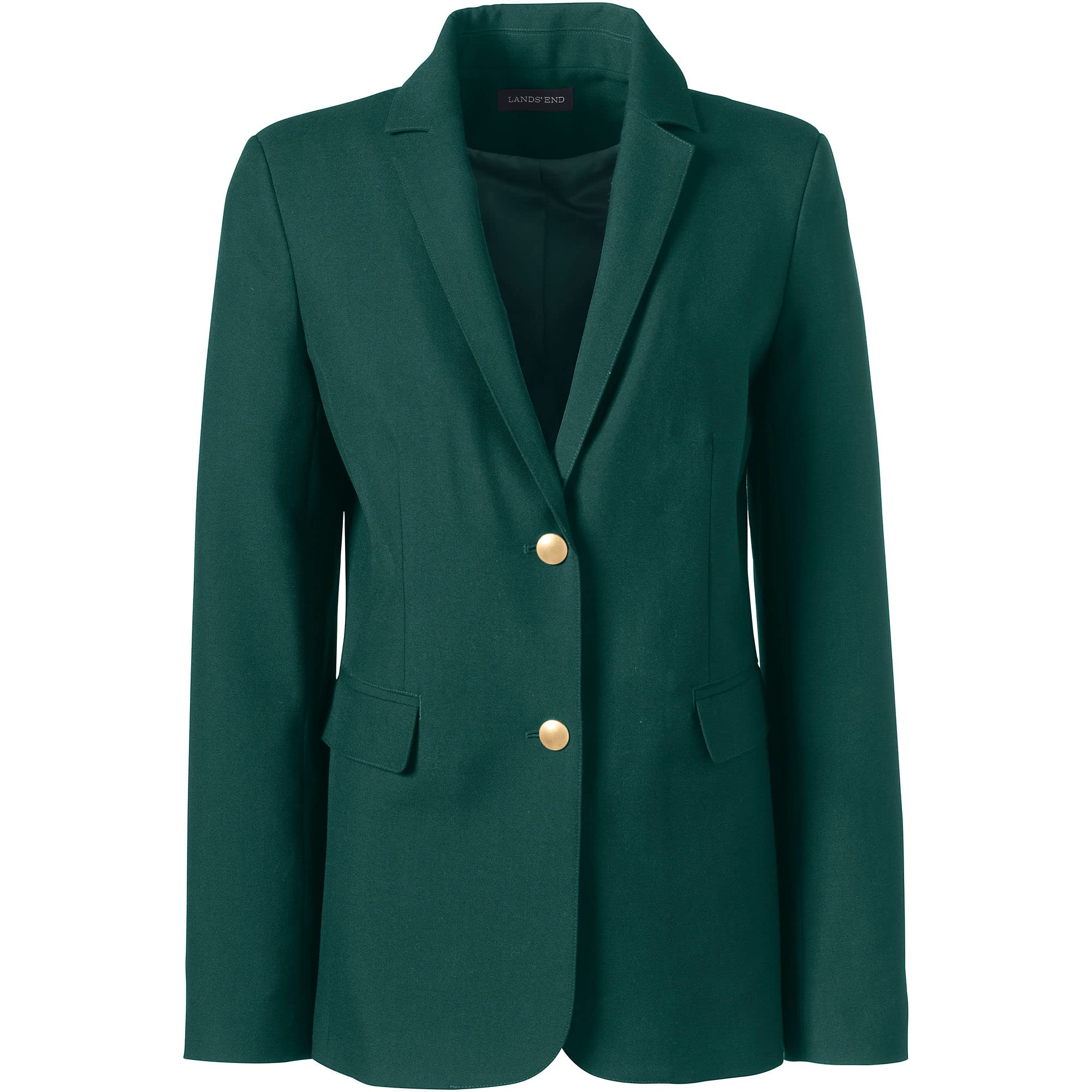 Lands' End Women's Hopsack Blazer - Classic School Uniform Jacket for Professional & Academic Wear | Perfect for Office, Classroom & Formal Occasions