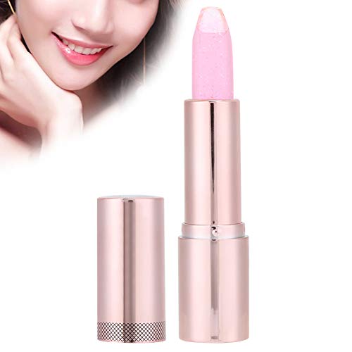 Color Changing Lip Balm - Sparkle Lip Gloss with Moisturizing & Plumping Effect, Pink Tinted Lipstick Applicator for Full Lips | Perfect for Daily Makeup, Parties & Gifts