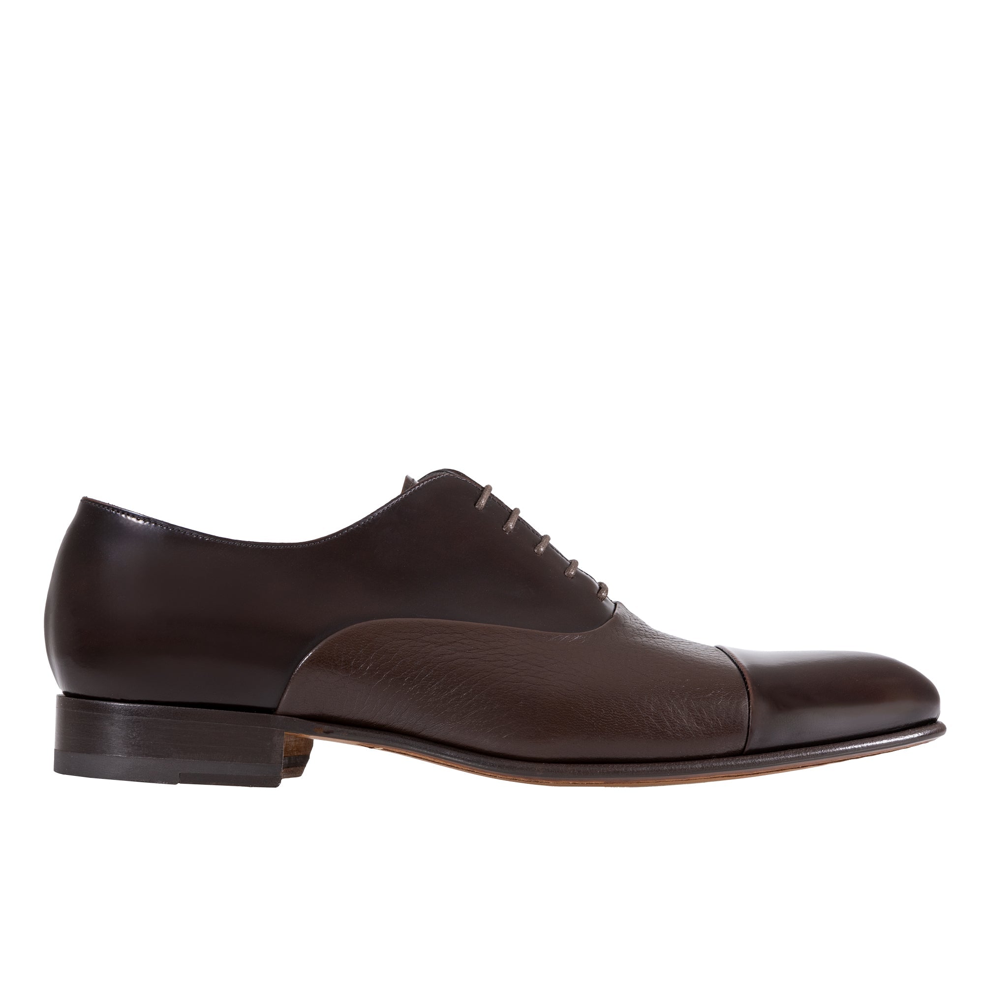 HENRY SARTORIAL Marsden Oxford Shoes for Men - Premium Dark Brown Leather Dress Shoes for Business & Formal Occasions