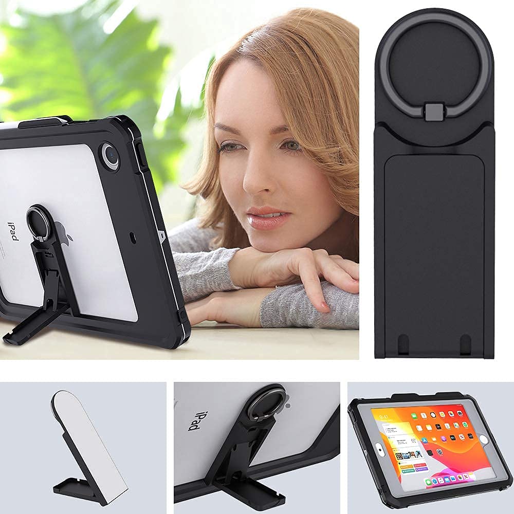 Waterproof Case for iPad 10.2 (7th Gen) - IP68 Dustproof Snowproof Shockproof Protection with Built-in Screen Protector | Perfect for Outdoor Adventures, Beach, Pool & Harsh Environments - Black