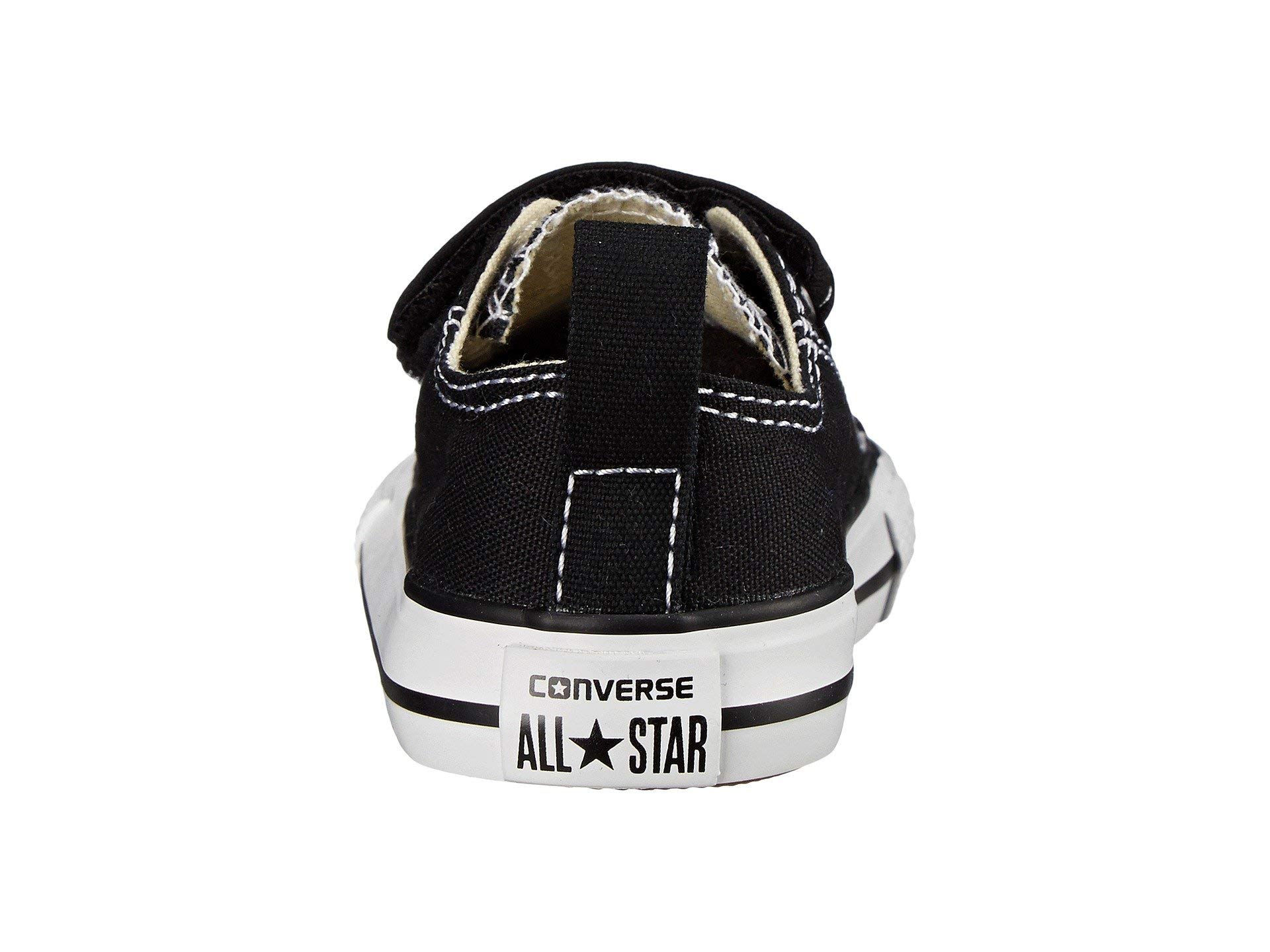 Converse Toddler Shoes Velcro Sneakers Black Size 7 - Comfortable & Stylish for Boys & Girls - Perfect for Playtime, School & Everyday Wear