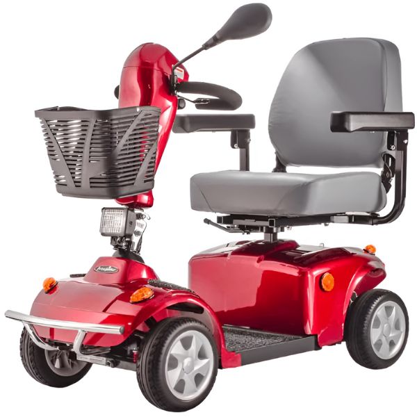 FreeRider USA FR168 4S II Heavy Duty 4 Wheel Mobility Scooter for Adults - 500 lb Weight Capacity, All-Terrain Electric Scooter for Seniors & Disabled (Perfect for Outdoor Use, Shopping Malls & Travel)