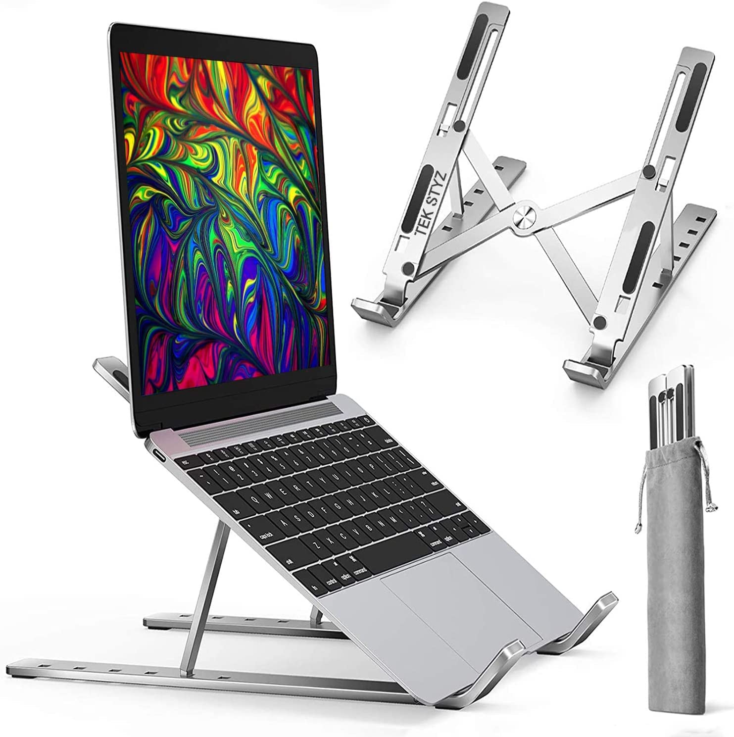 Adjustable PRO Stand for Asus ZenPad Z10 - Heavy Duty Desktop Holder for Tablets & Laptops up to 21