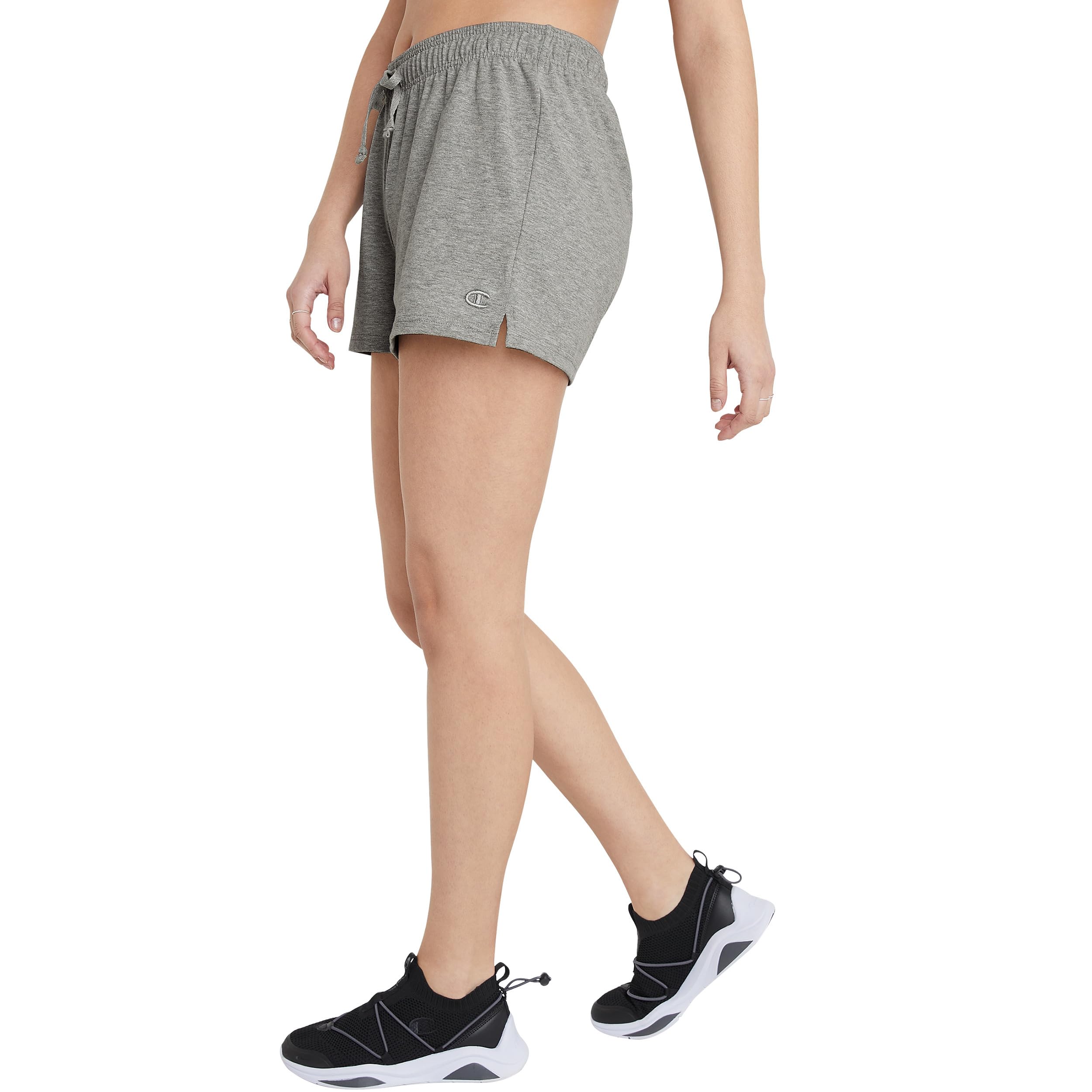 Champion Women's Lightweight Lounge Shorts - Soft Jersey Comfortable Shorts for Women & Plus Size - Perfect for Yoga, Running, Gym and Casual Wear