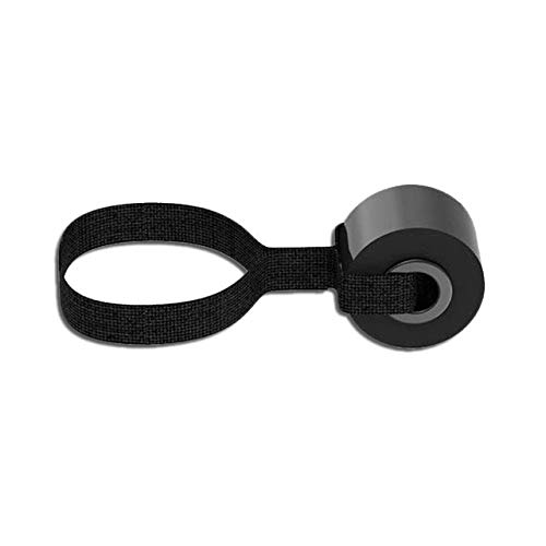 RTTRY 1PC Heavy Duty Resistance Bands with Door Anchor - Black Elastic Exercise Bands for Home Workouts, Strength Training, Physical Therapy & Yoga Accessories - Perfect for Full Body Toning & Rehabilitation