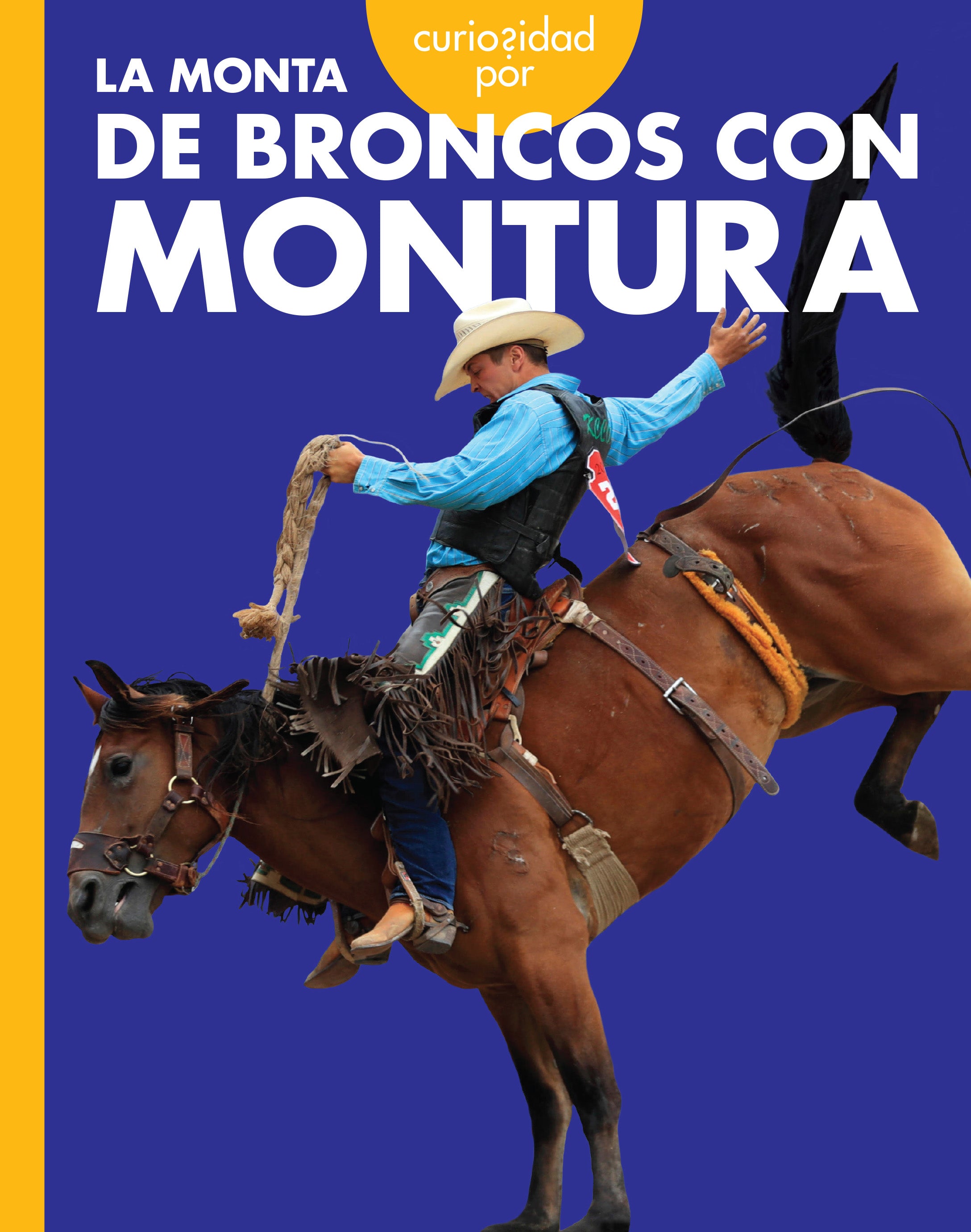 Bronco Riding Saddle for Western Horseback Riding - Durable Leather Rodeo Saddle for Ranch Work, Trail Riding & Cowboy Competitions