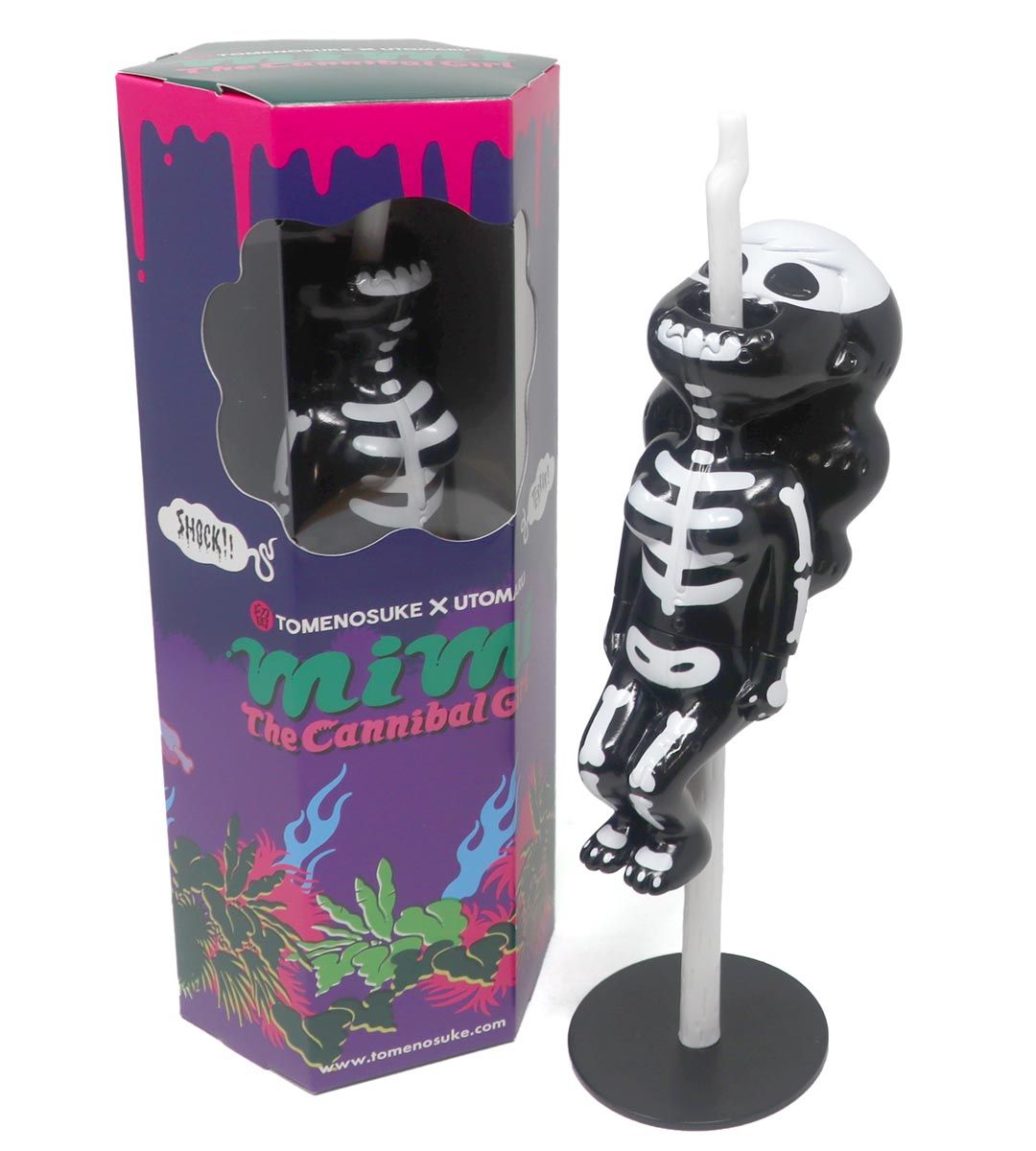 Mimi the Cannibal Girl X-Ray Bone Edition by Utomaru - Unique Anime Collectible for Horror Fans & Art Enthusiasts | Perfect for Display, Cosplay, and Gift Giving