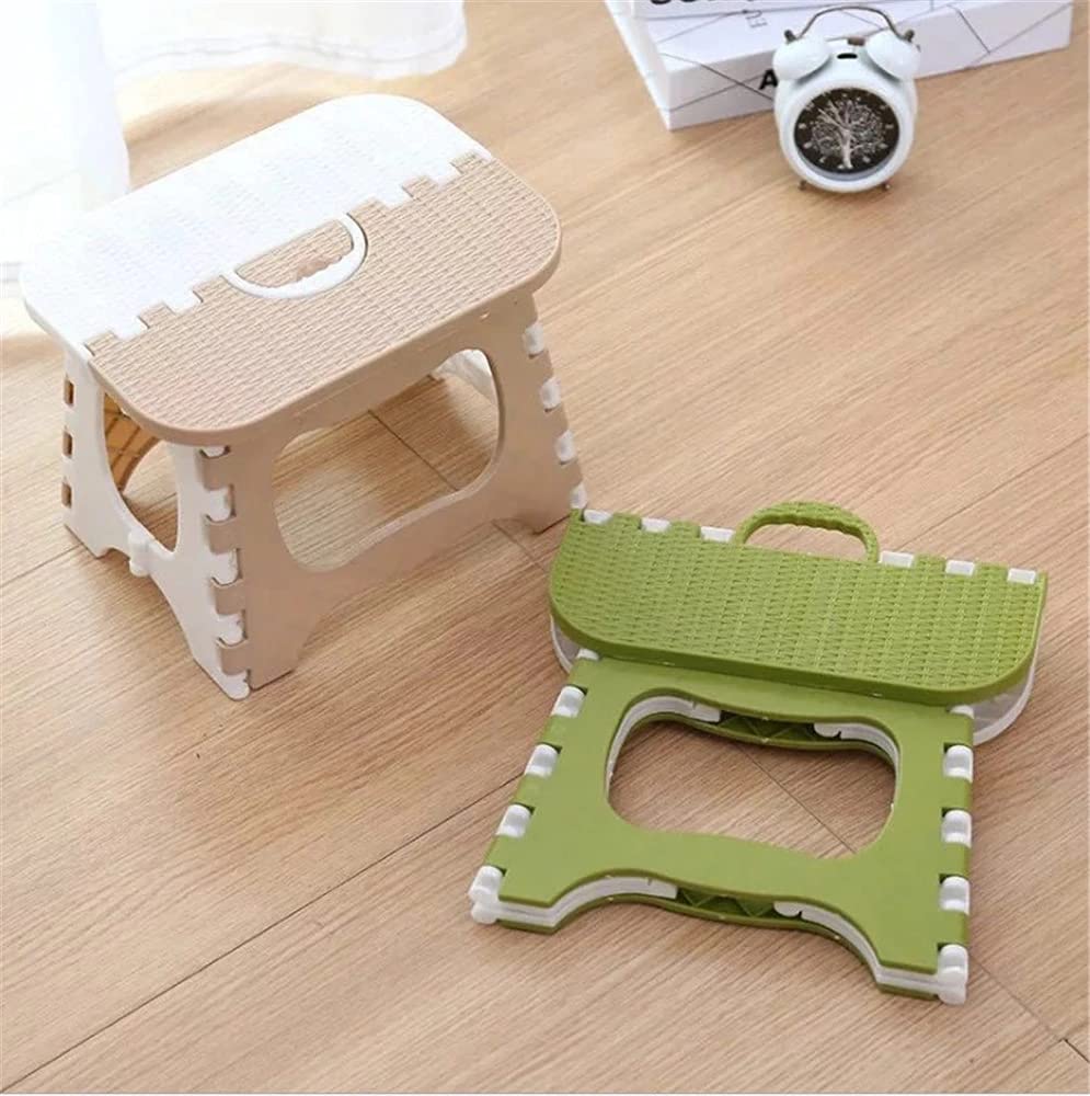 Multi-Purpose Foldable Step Stool for Kitchen & Home - Light Pink | Non-Slip Compact Step Ladder for Reaching High Shelves, Cabinets & Storage | Perfect for Elderly, Kids & Short Adults