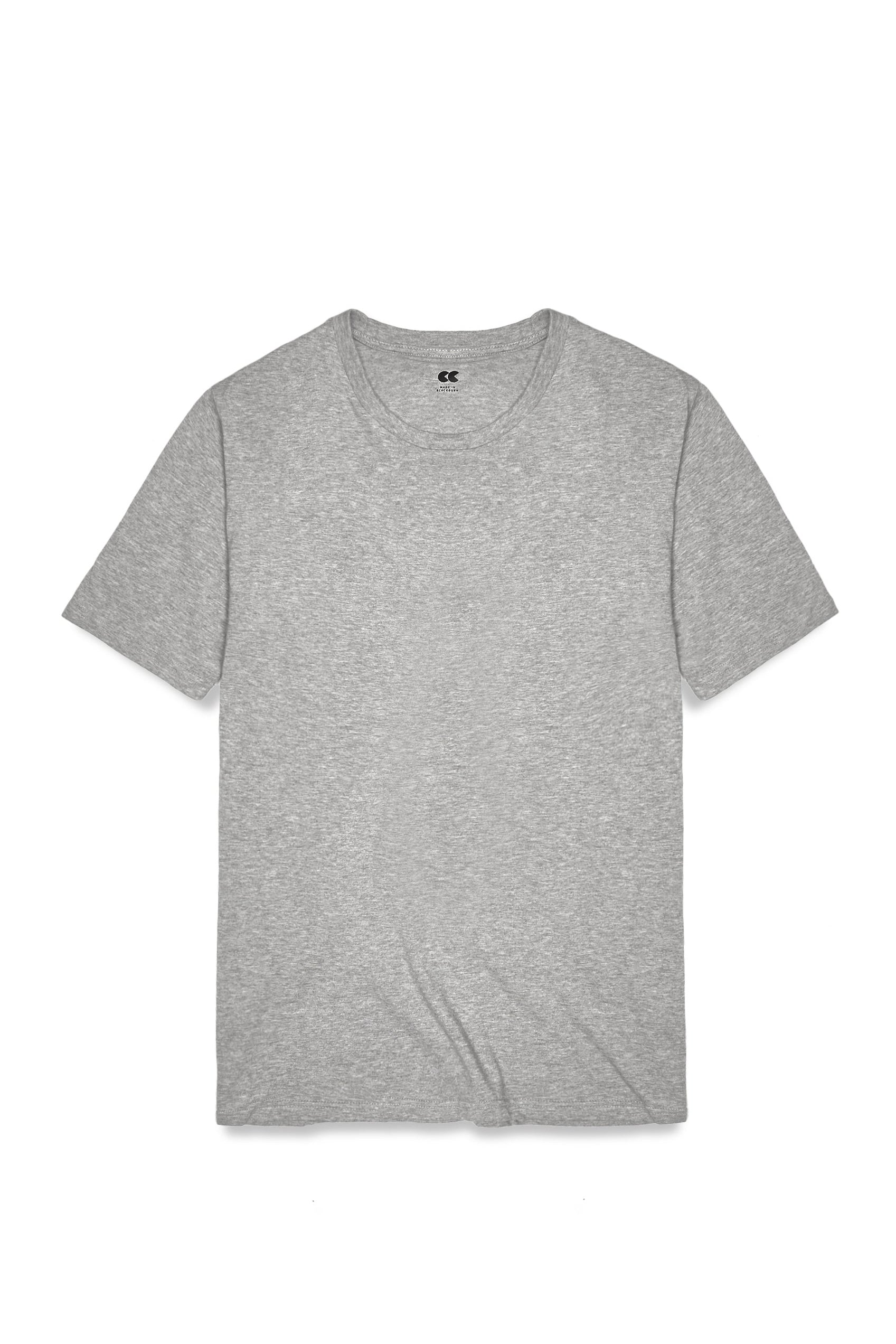 Men's Short Sleeve T-Shirt - Soft Cotton Grey Tee for Casual Wear & Summer Outfits | Perfect for Everyday, Gym & Street Style