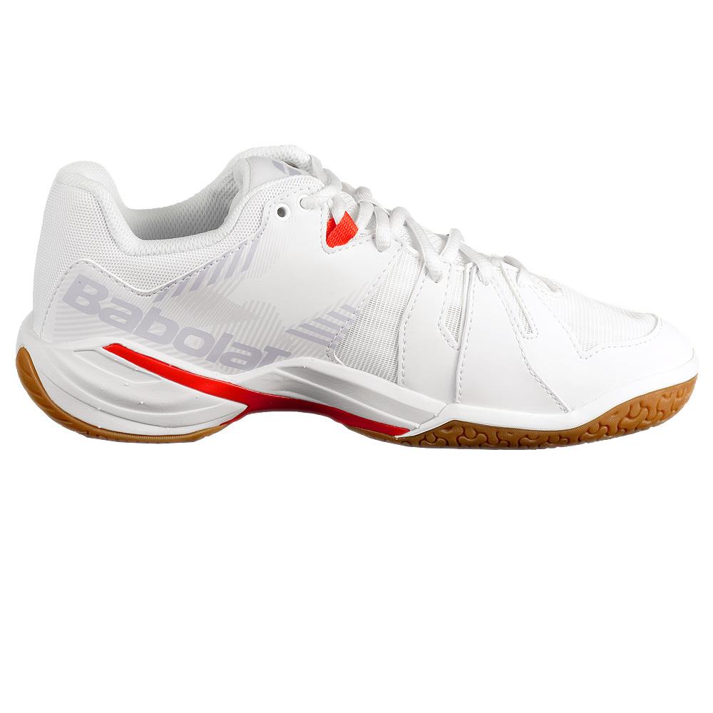 Babolat Women's Shadow Spirit Tennis Shoes - White & Lavender | Lightweight & Comfortable for Court Play & Training